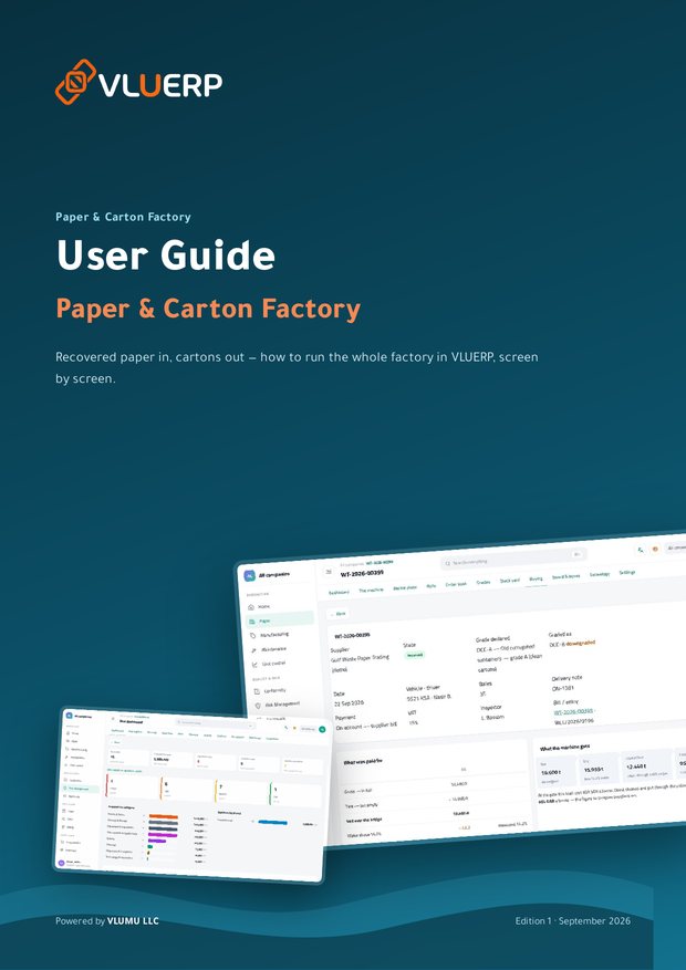 User guide cover